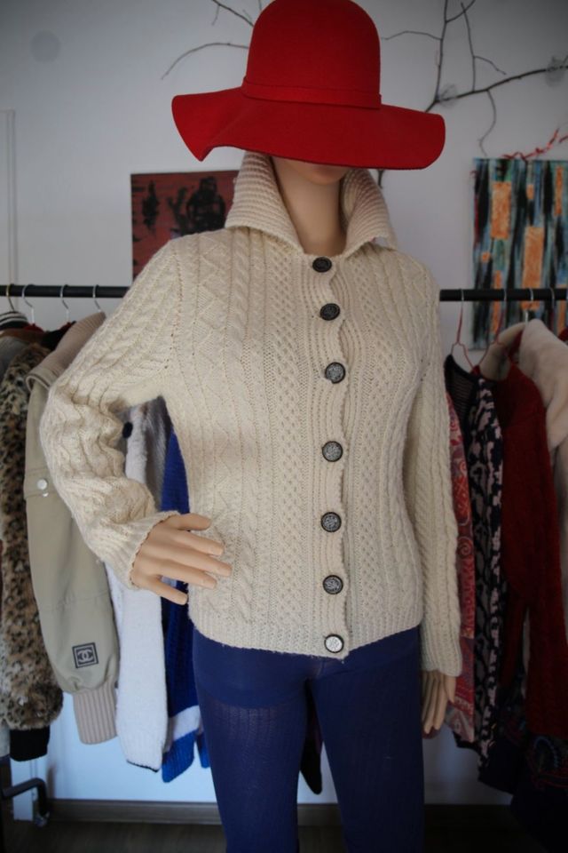 Schöne vintage Strickjacke Trachten Mode tyrolean 60er in Weingarten