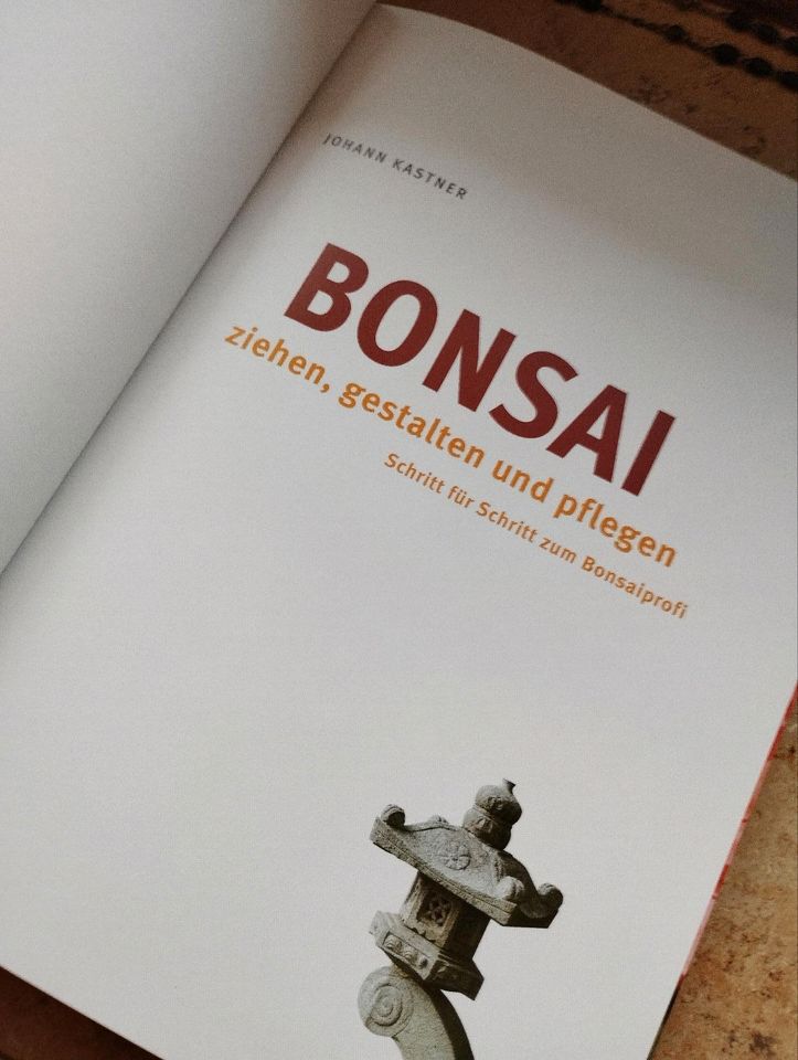 Bonsai, ziehen gestalten und pflegen, Schritt für Schritt in Weißenburg in Bayern