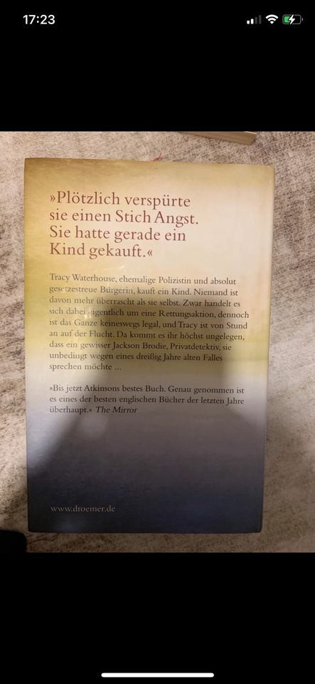 Roman „Das vergessene Kind“ Kate Atkinson in Essen