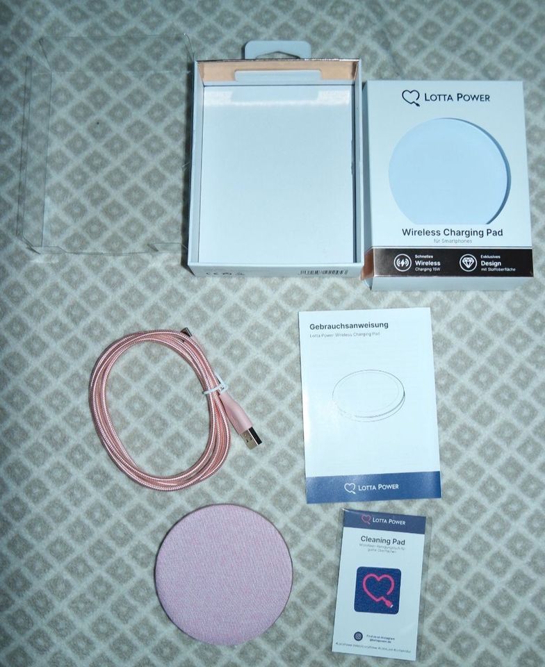 Lotta Power Wireless Charging Pad für Smartphones 15w neu in Helmstadt-Bargen