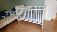 Babybett 70×140 in weiß mit Schlupfsprossen Baden-Württemberg - Igersheim Vorschau