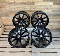 RW02 19 Zoll Felgen für VW Golf 5 6 7 8 Passat Scirocco Arteon Phaeton Sharan GTI GTD GTE egolf 6R 7R 8R B5 B6 B7 B8 CC 3C 13 R 3H 3D 7N Sommerräder Winterräder schwarz Reifen Räder Volkswagen R Line Baden-Württemberg - Neckarsulm Vorschau