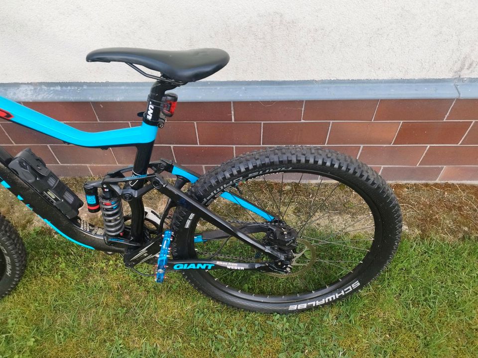 MTB Mountainbike Freeridebike Giant Fully 26 Zoll in Gablenz