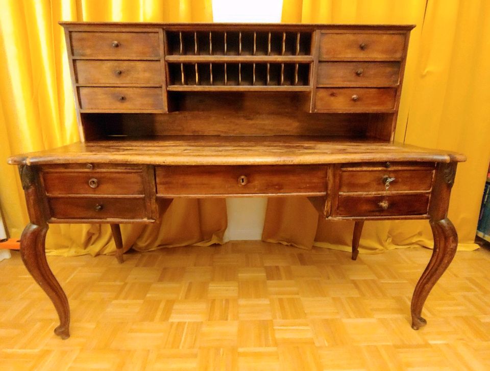 Großer original Biedermeier Sekretär, Schreibtisch, Antik Vintage in Leipzig