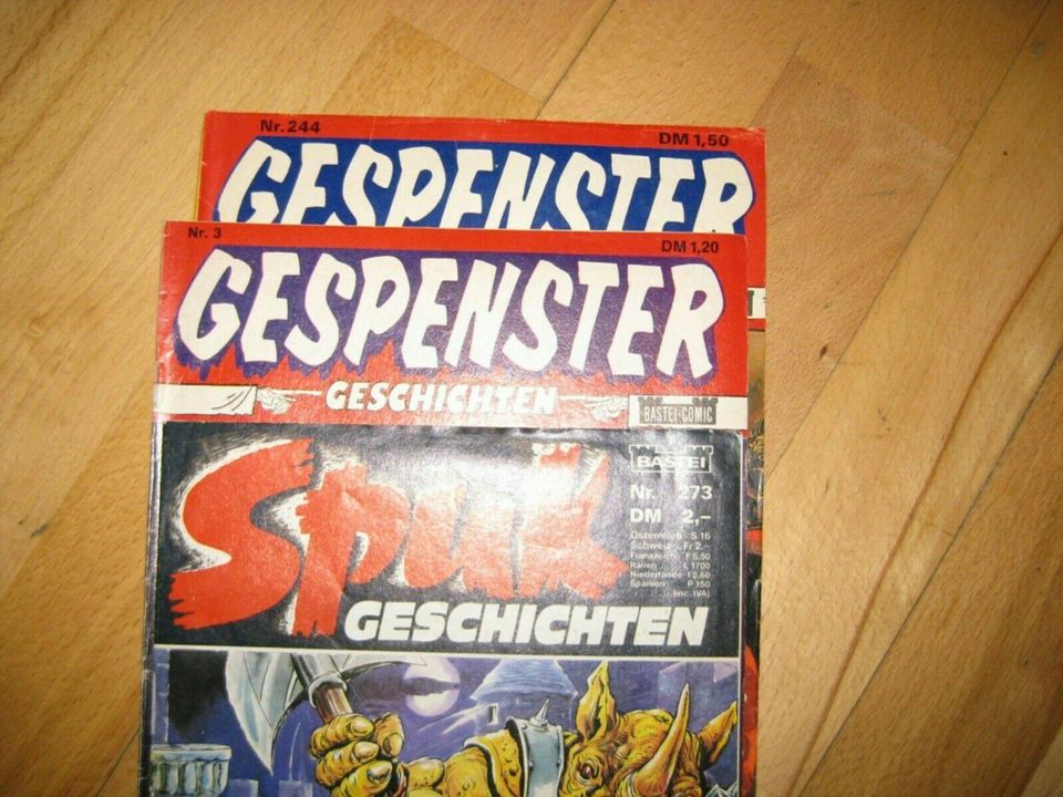 Verschiedene Comics 70er/80er Jahre Gespenster/ Spuk/ Horror usw in Standenbühl