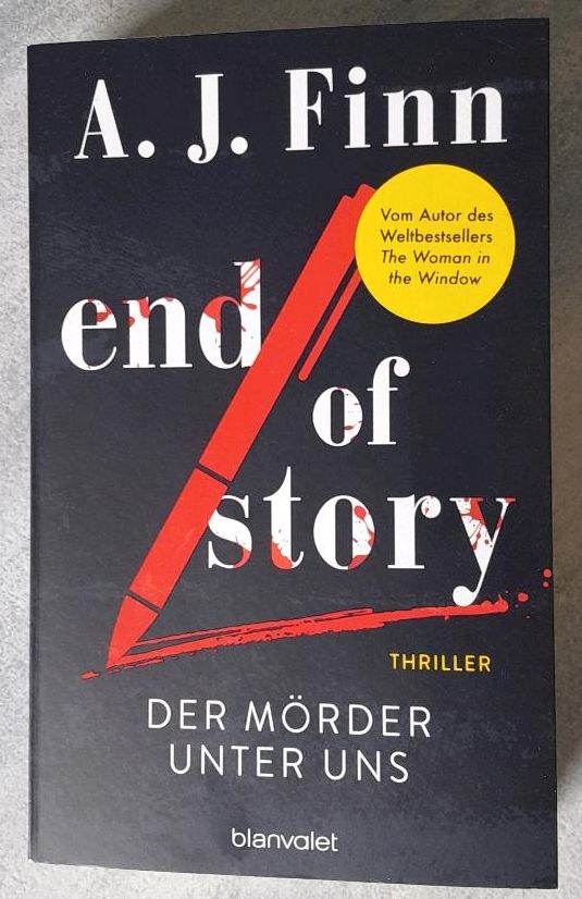 Thriller "end of story" von A. J. Finn | Neuerscheinung in Wassenberg