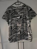 T Shirt Zebra schwarz/weiß Größe 44/46 Bayern - Grub a. Forst Vorschau
