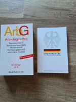 2x Bücher, Arbeitsgesetze 87. Auflage und Grundgesetz Deutschland Nordrhein-Westfalen - Löhne Vorschau