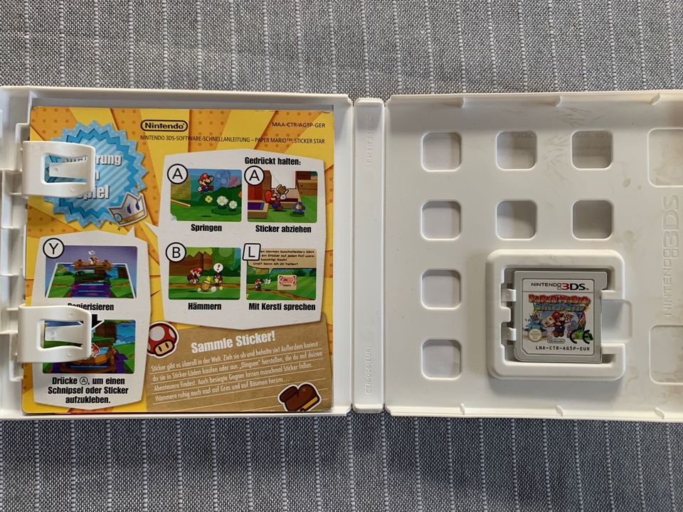 Nintendo 3ds Spiel  Paper Mario in Niesgrau