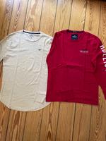 Hollister Langarm Shirts Beige+ Rot Gr.S Altona - Hamburg Blankenese Vorschau