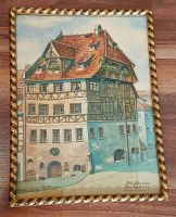 Aquarell Nürnberg 19Jh Albrecht Dürer Haus Burg Fachwerk signiert Nürnberg (Mittelfr) - Südstadt Vorschau