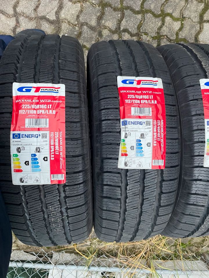 1satz 225/65R16C 112/110R GT-RADIAL WINTER NEU inkl.MONTAGE! in Stockstadt a. Main