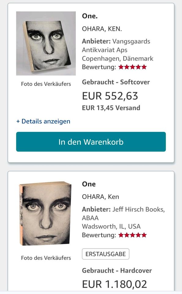 One by Ken Ohara Buch Kunst Photo ISBN 3822878669 in Schwalbach a. Taunus