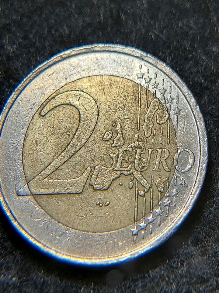 2 Euro Münze  Beatrix/Niederlande 2001 Rarität  Fehlprägung in Düsseldorf