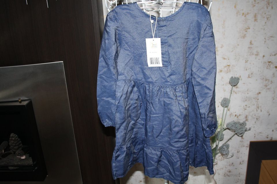 Langarm Kinderkleid Gr.110 Jeansoptik--NEU-- in Rositz