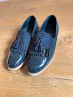 Graceland Slipper Mokassin Loafer / dunkelblau Lack / 43 Niedersachsen - Nordhorn Vorschau