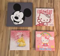 5 Leinwand Bilder Mickey Mouse, Hello Kitty, Disney Hessen - Fuldatal Vorschau