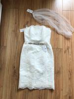 Bianco Evento Brautkleid, Schleier, Brautgürtel S neu mit Etikett Hessen - Rödermark Vorschau