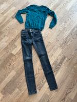 Jeans Hose Only schwarz, Gr.34 S, Pullover Orsay grün Baden-Württemberg - Rottweil Vorschau