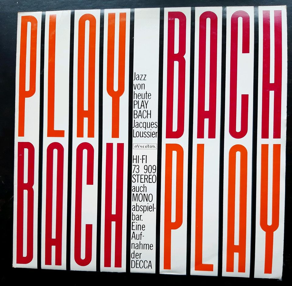 LP Vinyl Jacques Loussier "Play Bach" in Tübingen