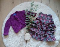 Set Kleid Bolero festlich lila kariert Gr. 74 H&M Niedersachsen - Rühen Vorschau