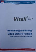 SUCHE Bedienungsanleitung für e-Bike / e-Faltrad/ Klapprad VITALI Rheinland-Pfalz - Bingen Vorschau
