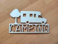 Holzschild Camping Wohnmobil Dekoration Nordrhein-Westfalen - Neukirchen-Vluyn Vorschau