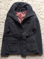 Jacke Kurzmantel mit Bindegürtel grau von H&M Bayern - Geiselhöring Vorschau