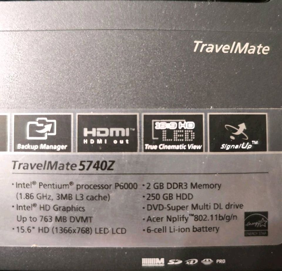 Acer TravelMate 5740 Z Series in Moers