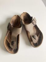 Birkenstock Gizeh 44 Braun Slipper Sandalen Zehentreter Wandsbek - Hamburg Jenfeld Vorschau