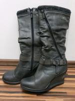 Stiefel grau Mustang 38 Nordrhein-Westfalen - Lünen Vorschau