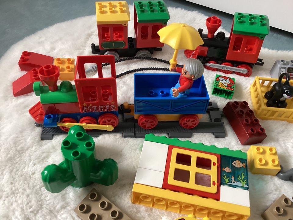 Lego Duplo Set ❤️ Tiere Eisenbahn Zirkus ❤️ Zoohandlung Figuren in Waldkirch