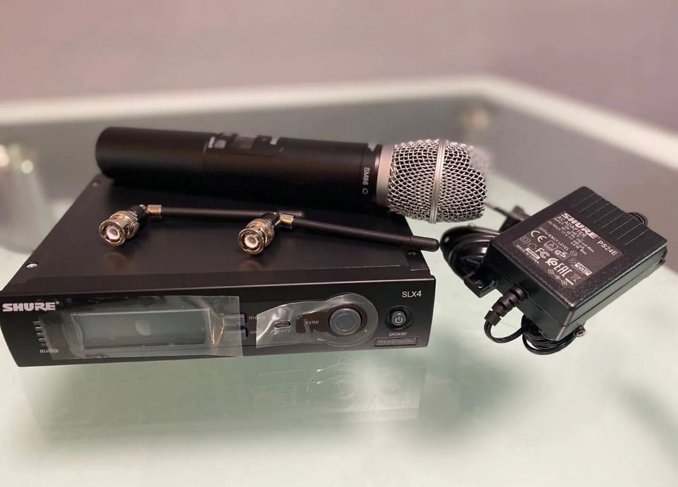 Shure SLX4 & SLX2 mit SM86 Profikapsel Freq:702-726MHz(P4)Zubehör in Berlin