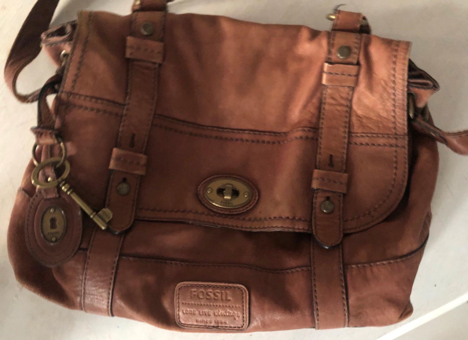 Fossil vintage Ledertasche Tasche braun Rar alt Umhangetasche in Nordrhein Westfalen Herdecke kleinanzeigen