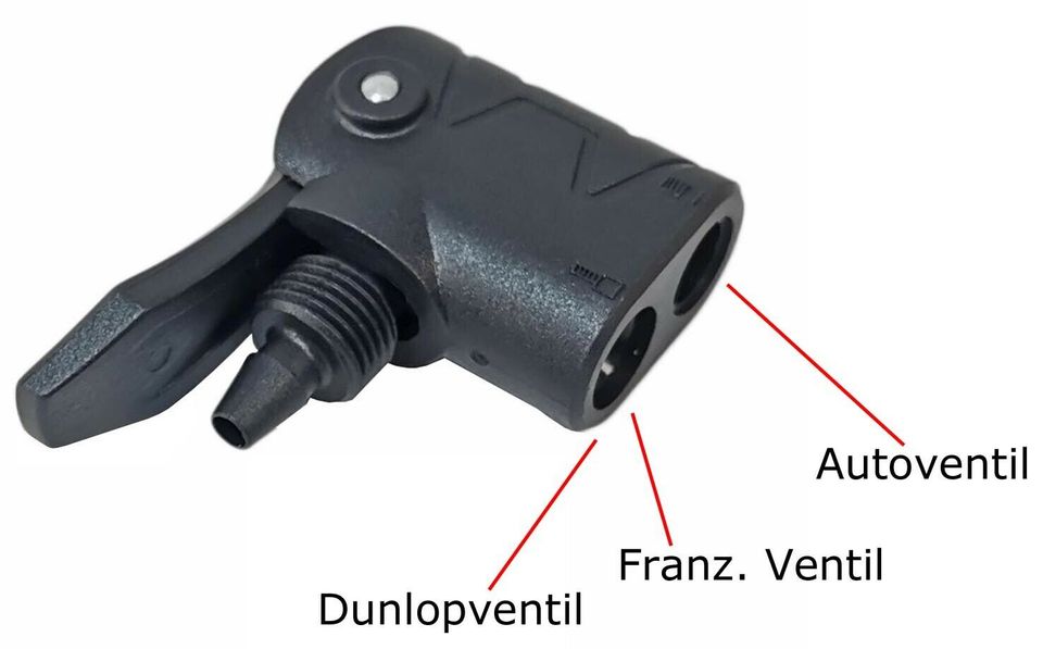 universal Pumpenkopf für Luftpumpe Standpumpe Fahrradpumpe Ersat in Haßloch