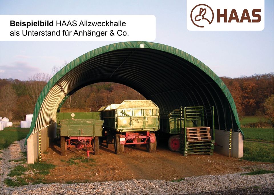 HAAS Allzweckhalle 9,3 mx 15 m – Rundbogenhalle *ANGEBOT* in Nümbrecht