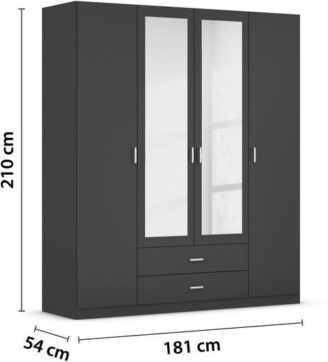 Kleiderschrank grau mit Spiegel neu und verpackt in Bad Lippspringe