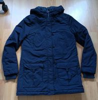 H&M Wintermantel XS S 36 38 Dunkelblau Kurzmantel Jacke Kapuze Nordrhein-Westfalen - Hilden Vorschau