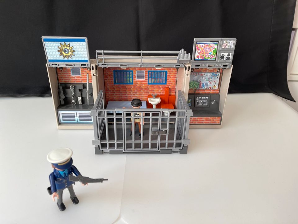 Playmobil Gefängnis Tragbar Mobil in Hartha