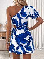 ZARA Ibiza Sommer Cut Out One Shoulder Kleid Dress XL Düsseldorf - Hafen Vorschau