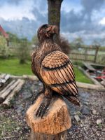 Adler, Holzskulptur, Kettensägenkunst, handgemacht, Eiche Rheinland-Pfalz - Buchholz (Westerwald) Vorschau