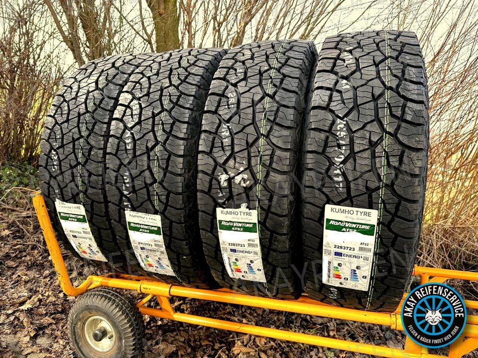 4x 245/75 R16 120S NEU ➡️ KUMHO AT52 ALL TERRAIN OFFROAD REIFEN ➡️ M+S GELÄNDE AT ALLWETTERREIFEN ALLWETTER GANZJAHRESREIFEN GANZJAHRES CHEVROLET GMC FORD JEEP MERCEDES SPRINTER G NISSAN DODGE PICK UP in Melle