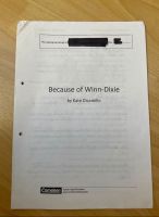 Lösungen Because of Winn-Dixie Reading Log Arbeitsblätter Baden-Württemberg - Sindelfingen Vorschau