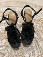 H&M Sommer Sandalen Keilabsatz Schwarz Strand Gr. 39 Bayern - Bad Neustadt a.d. Saale Vorschau