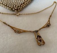 Französisches Jugendstil Collier FIX Savard & Fils 18 Carat verg Schleswig-Holstein - Kiebitzreihe Vorschau