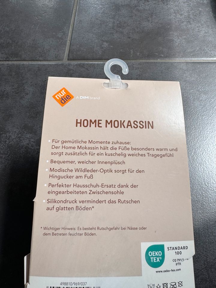 Neue, NUR DIE Home Mokassin Haussocke  Größe 36-37 in Duisburg