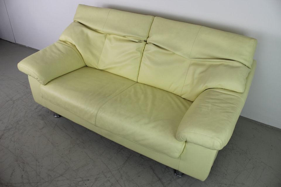 Rolf Benz Sofa Von BMP Creme Echt Leder Zweisitzer Designer Couch in Berlin