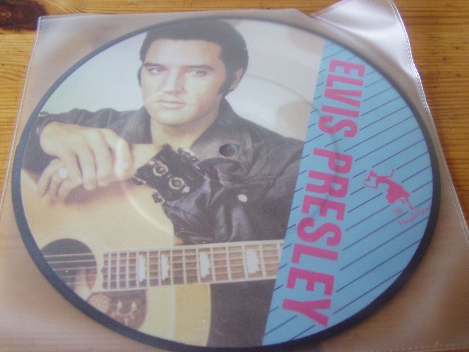 Elvis LP Vinyl kleine Schallplatten Picture kompletter Satz in Gundelsheim