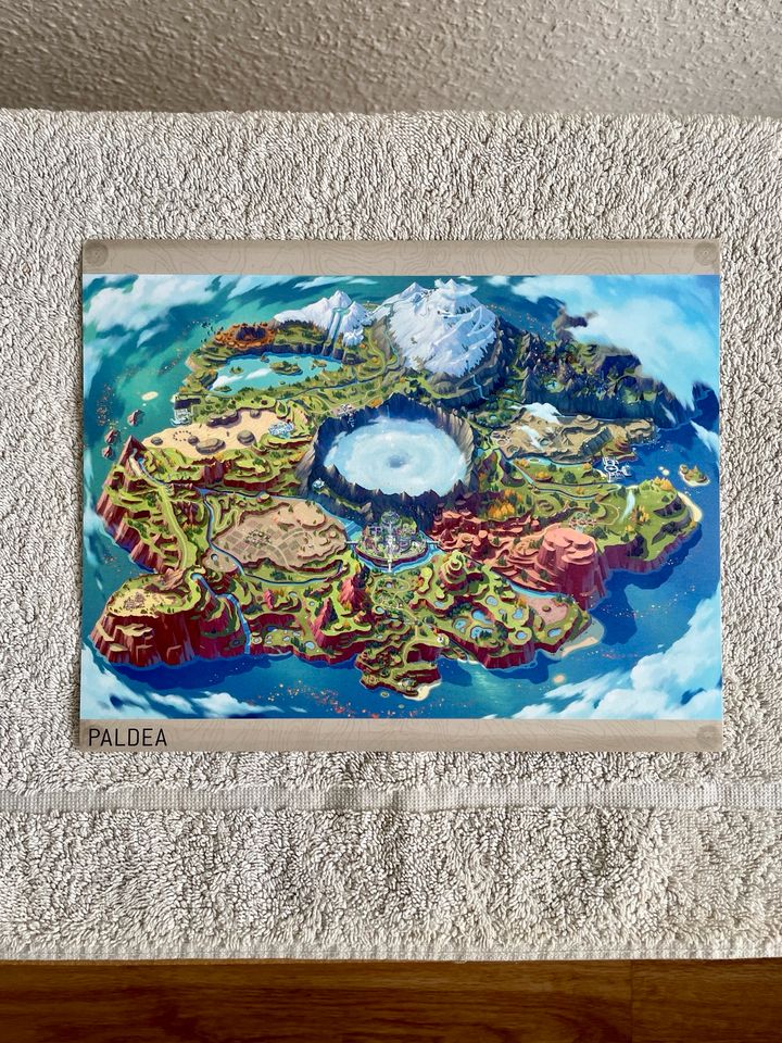 Pokemon Center Region Maps Poster / Print - Johto, Hoenn, Sinnoh in Berlin