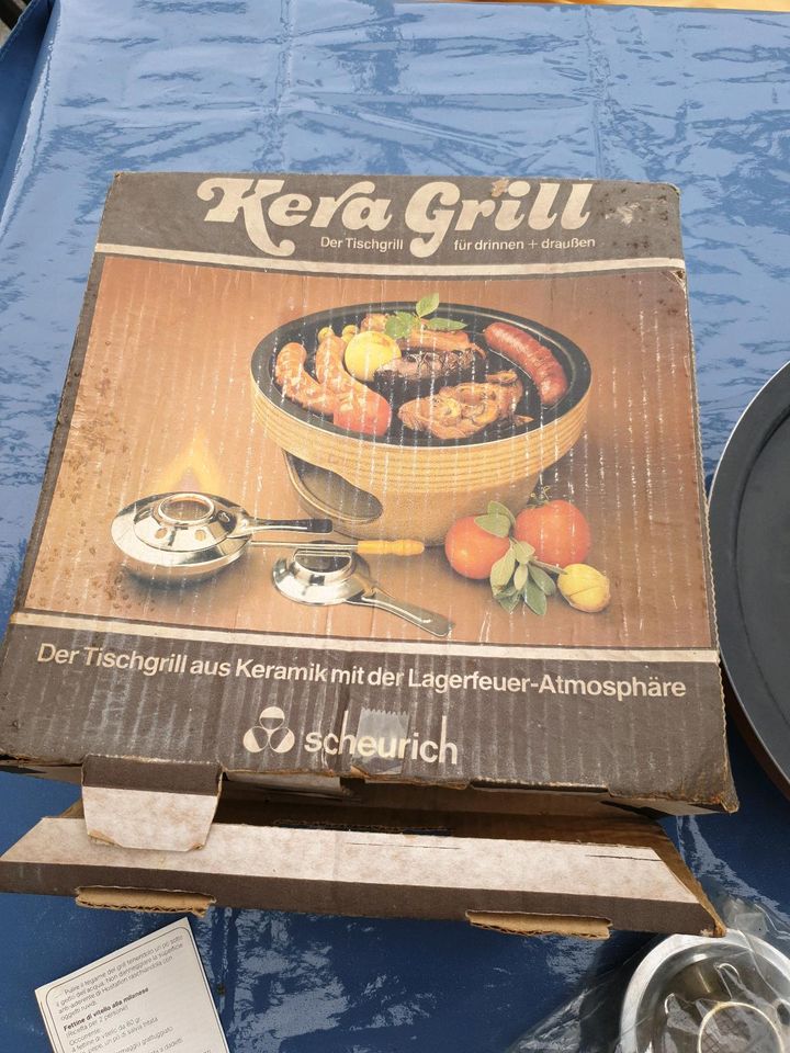 Scheurich Kera Grill Tischgrill aus Keramik West Germany in Berlin